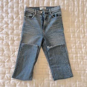 Reformation size 25 Straight jeans